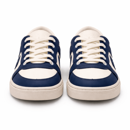 ZK Phantom Navy Low-Top front sneaker view
