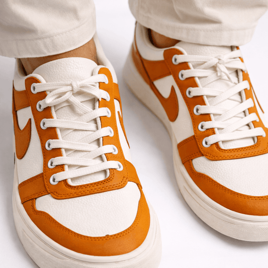 ZK Phantom Ember Low-Top orange sneaker front view