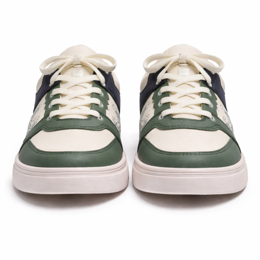 ZK Tidal Forest Wave Low-Top front sneaker view
