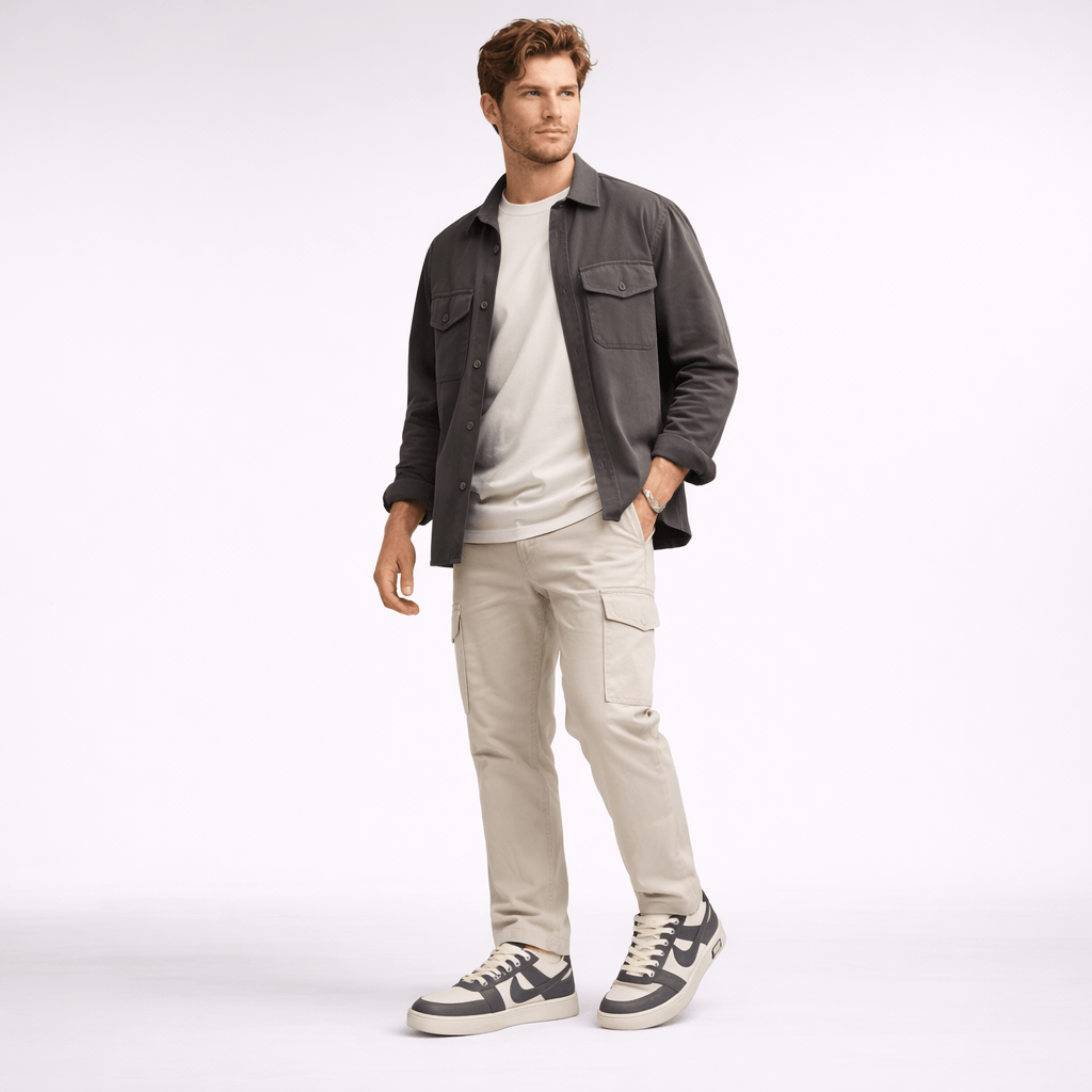 ZK Phantom Storm Low-Top grey sneaker detailed design