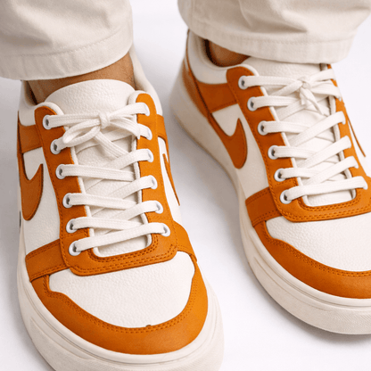 ZK Phantom Ember Low-Top orange sneaker front view