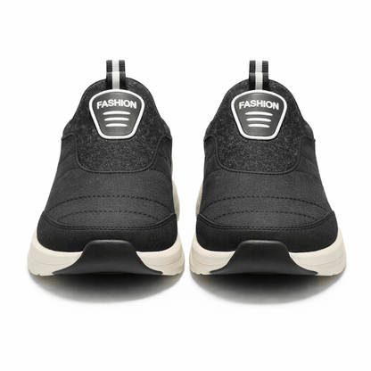 ZK Drift Onyx Slip-On black sneaker front view